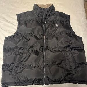 U.S. Polo Assn. Black Puffer Vest